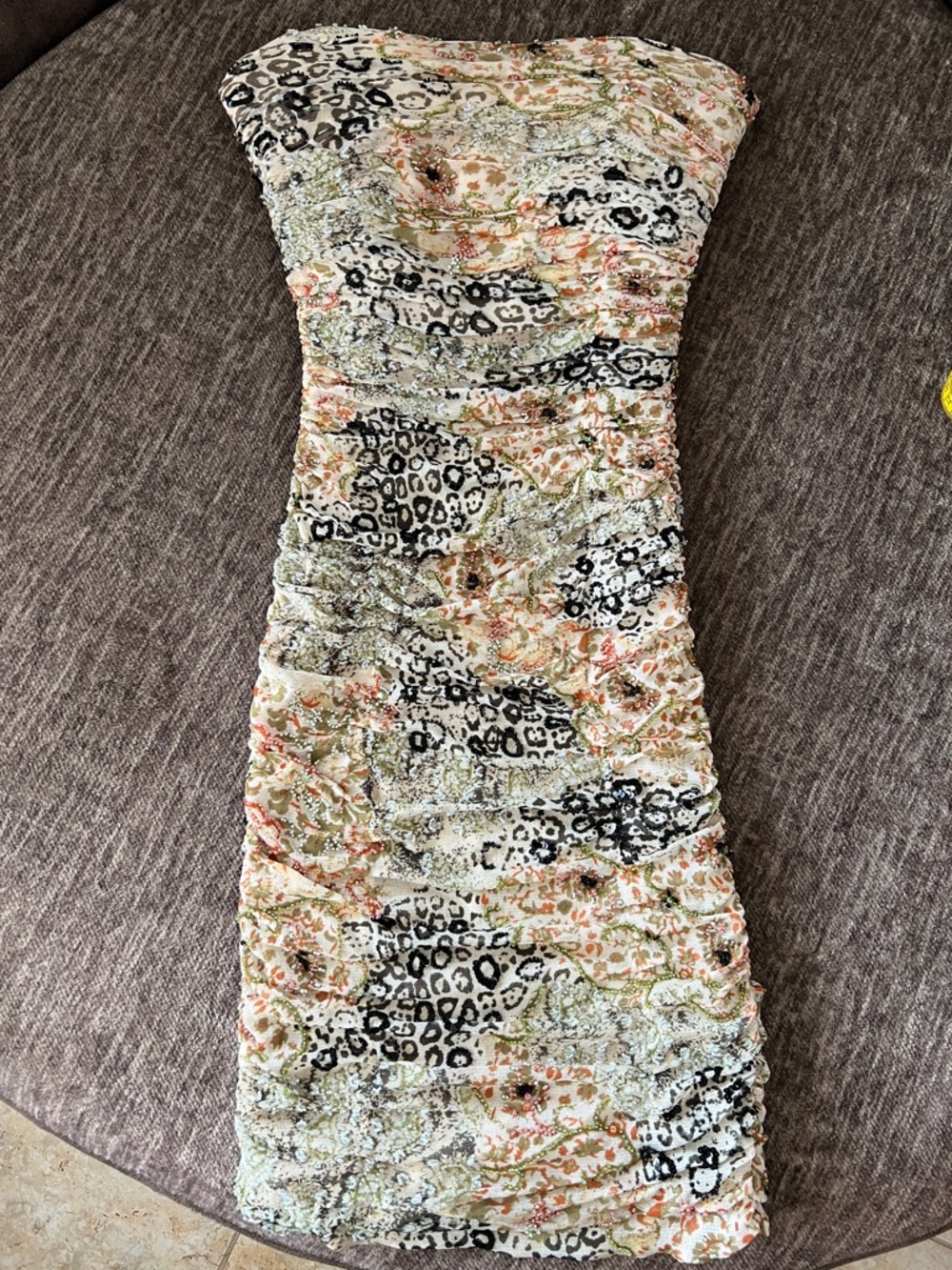 Y2K Beaded Bodycon Dress